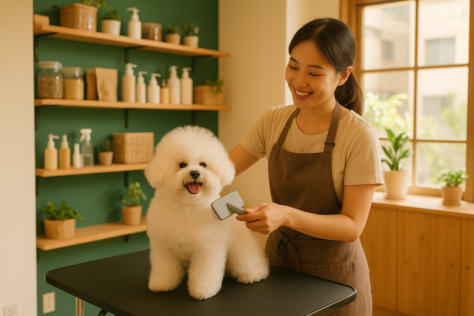 寵物美容店家使用毛安住